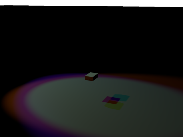 light spotlight shadows